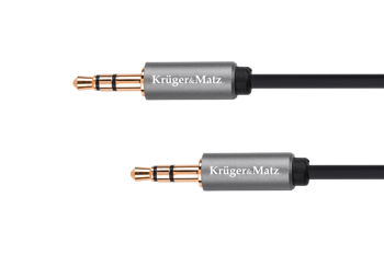 1.8m 3.5 Jack Stereo Male to Male Cable - Kruger&Matz Basic