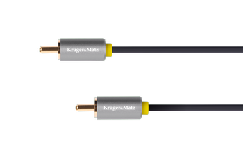 1m 1RCA-1RCA Cable - Kruger&Matz Basic