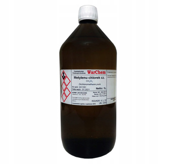 99% Dichloromethane - EMA Weld - CH2Cl2 - PLA, ABS Adhesive - Pure - 1L Bottle