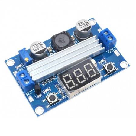 LTC1871 100W Step-Up DC-DC Voltage Converter with Display Arduino