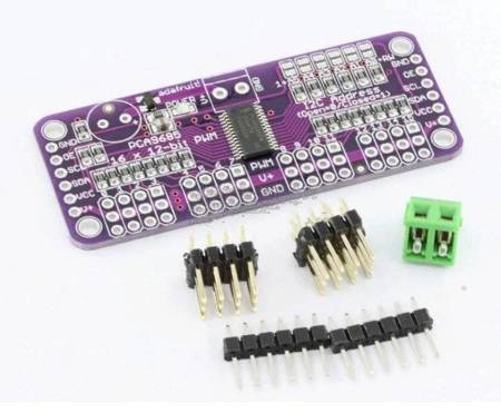 PCA9685 Module - 16-channel PWM Servo Controller - DIY KIT - for Self-soldering