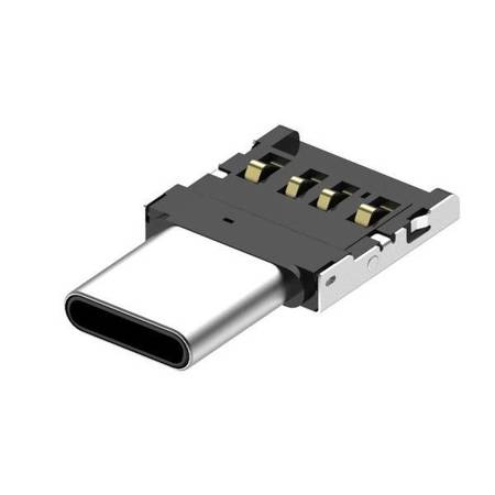 USB A Male to USB C Male OTG Adapter Plug